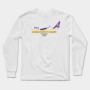 Boeing B737-900ER - Sky Airlines "Alanya" Long Sleeve T-Shirt